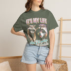 Its My Life Sabotage Myself Raccoon Classic Tee | Funny Meme