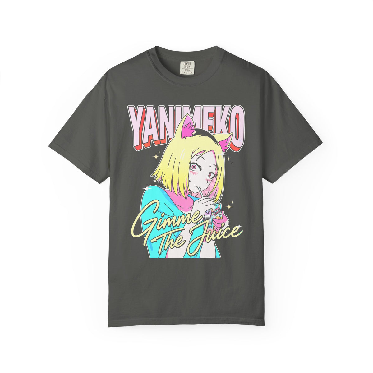 Gimme The Juice Classic Tee | Retro 90s | Anime Cat Girl