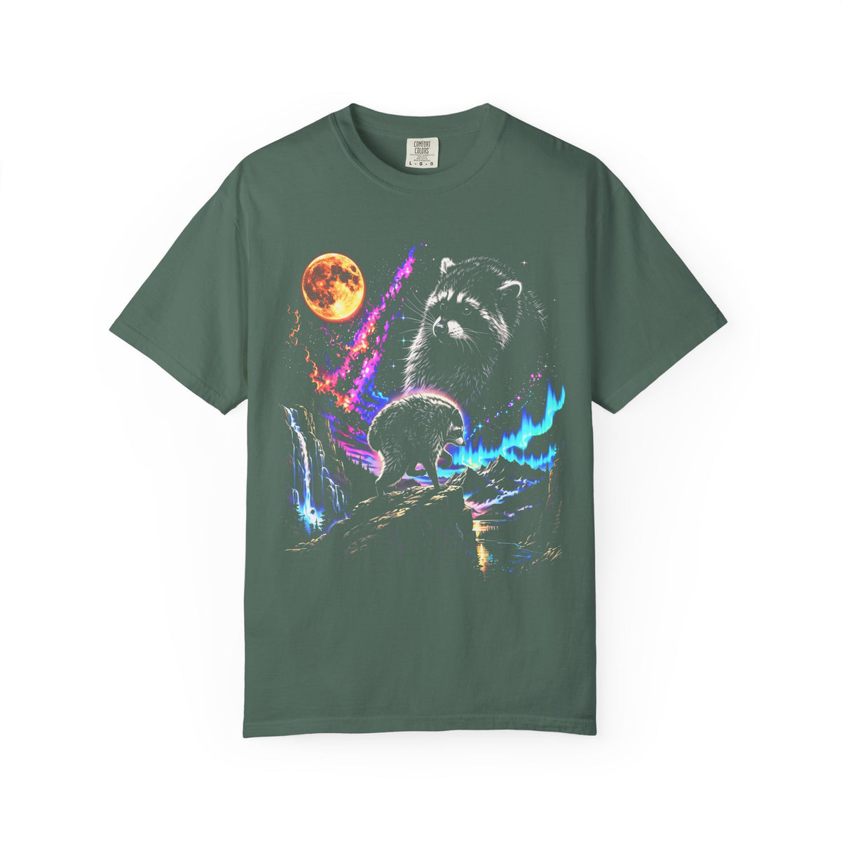 Raccoon Galaxy Classic Tee | 90s Vintage | Space Gift