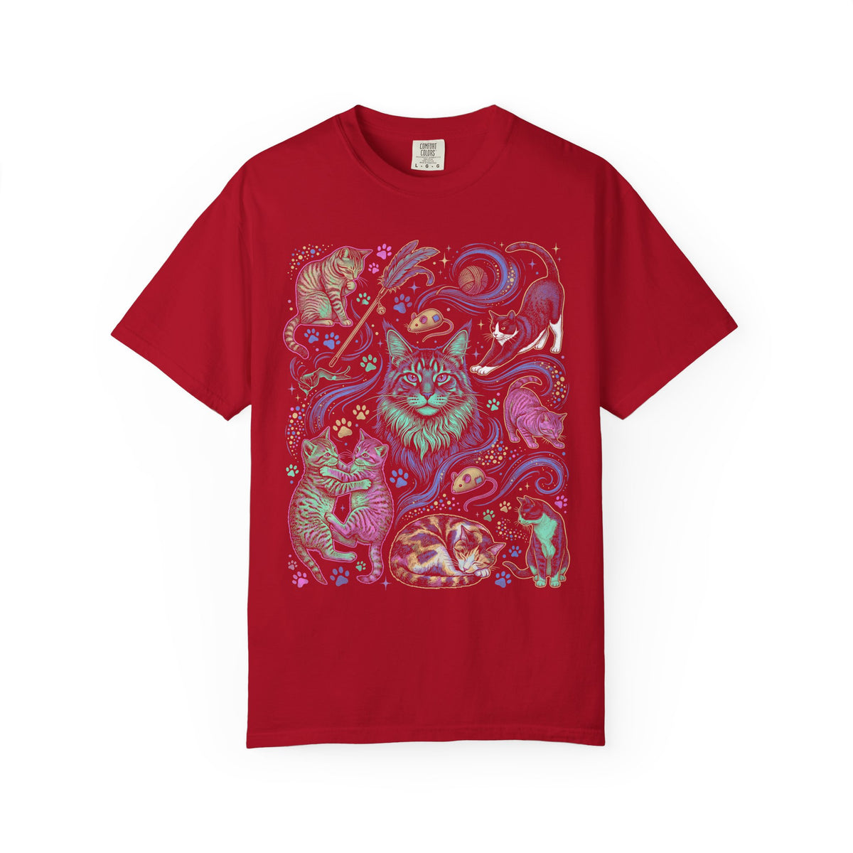 Cute Cat Meow Classic Tee | Vintage Toy Mouse | Pet Feline