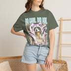 Do Care Did Ask Plus I Love You Classic Tee | Raccoon Gift