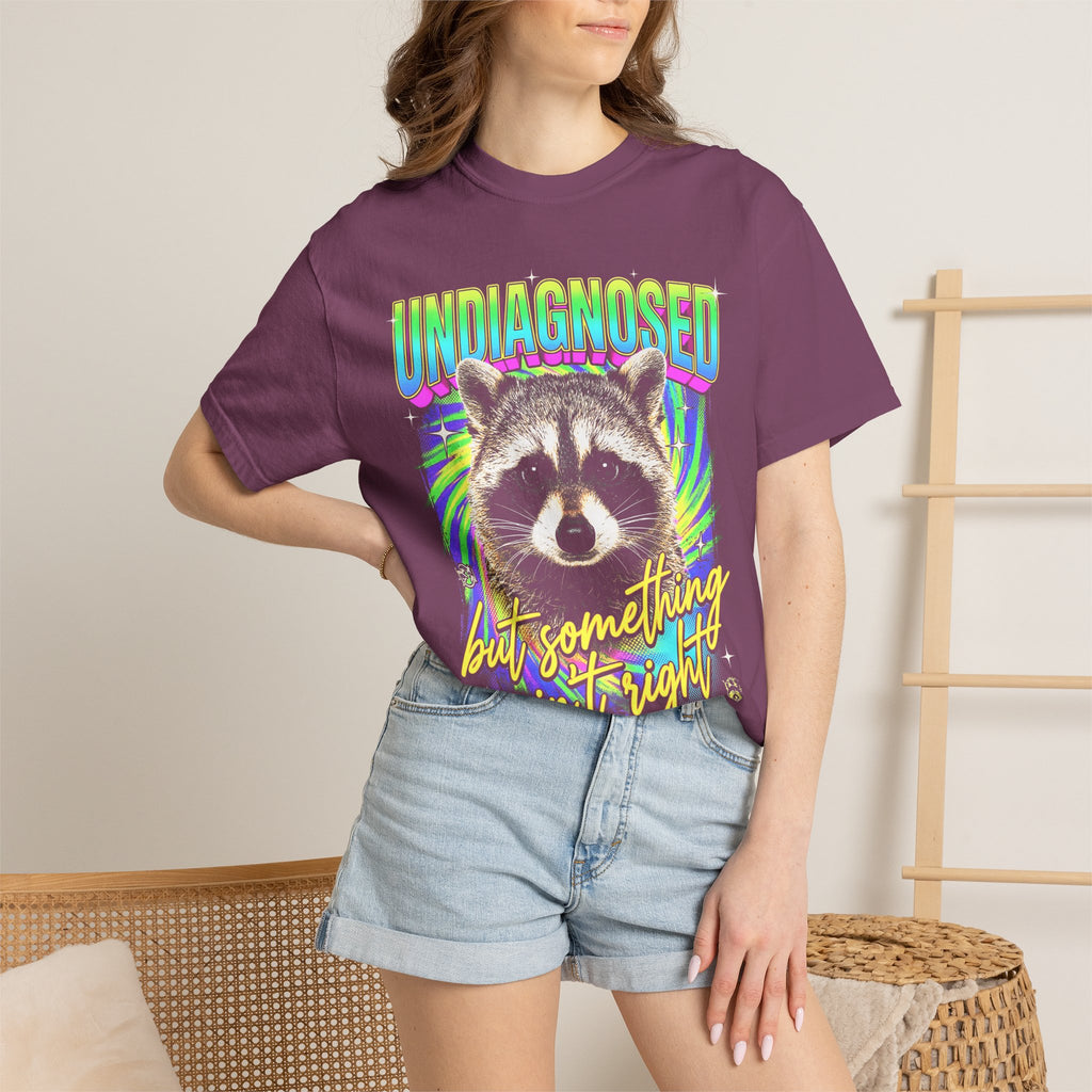Undiagnosed Something Aint Right Classic Tee | Funny Raccoon
