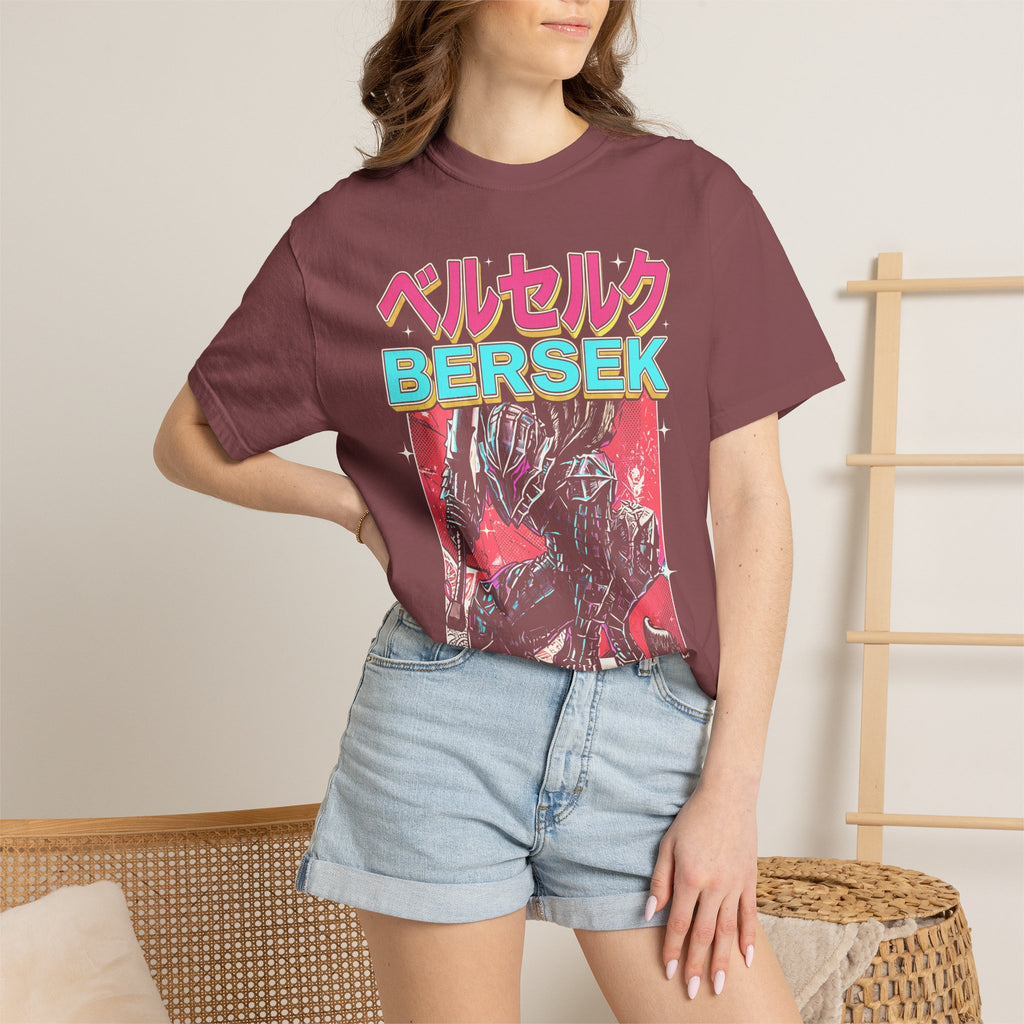 Dark Fantasy Swordsman Classic Tee | Vintage Manga | Warrior Gift