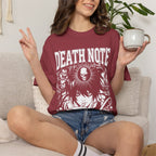Gothic Skull Manga Detective Classic Tee | Dark Anime Gift