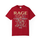 RAGE CONSUMES ME Classic Tee | Kneeling Knight | Dark Fantasy