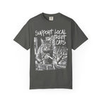 Support Local Street Cats Classic Tee | Smoking Cat Art
