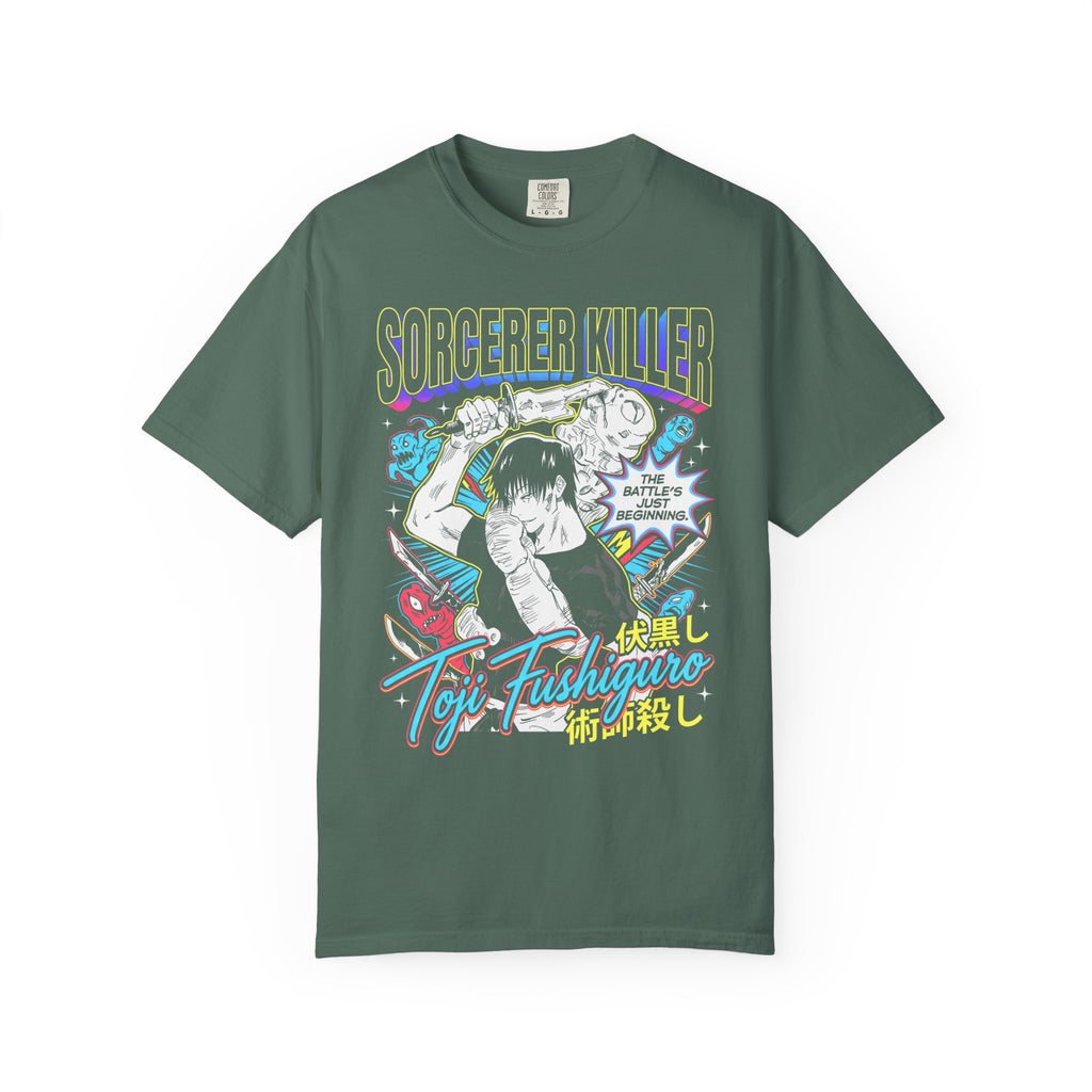 Sorcerer Killer Classic Tee | Magic Hunter | Retro Anime Gift