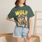 Wolf Lightning Classic Tee | Vintage 90s | Animal Lover Gift