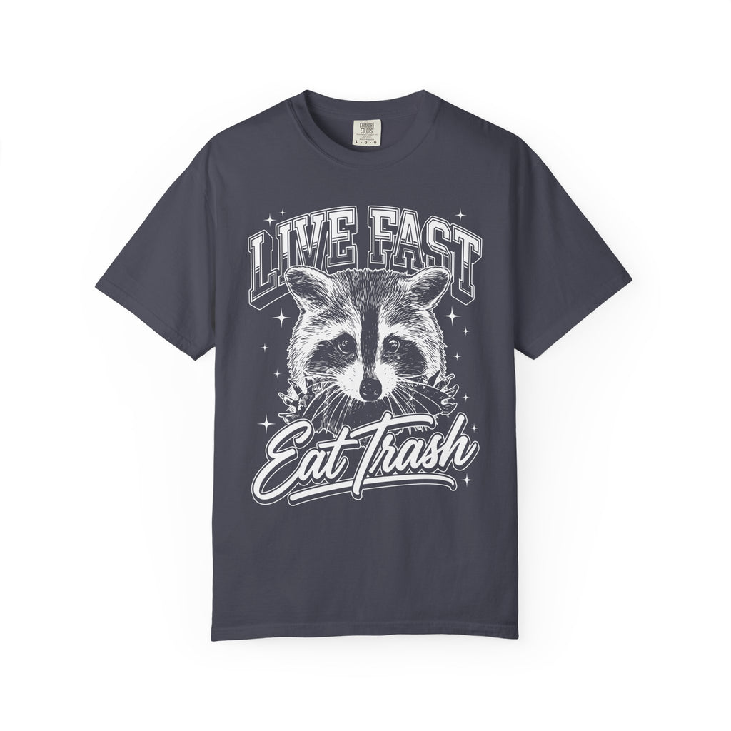Live Fast Eat Trash Raccoon Classic Tee | Vintage | Funny Gift