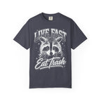 Live Fast Eat Trash Raccoon Classic Tee | Vintage | Funny Gift