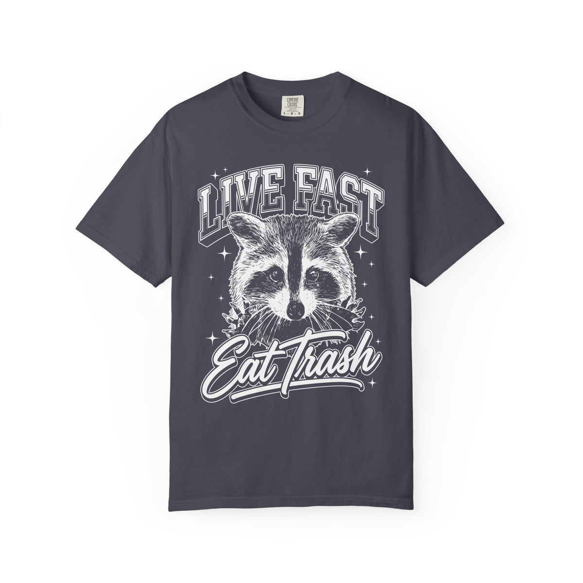 Live Fast Eat Trash Raccoon Classic Tee | Vintage | Funny Gift