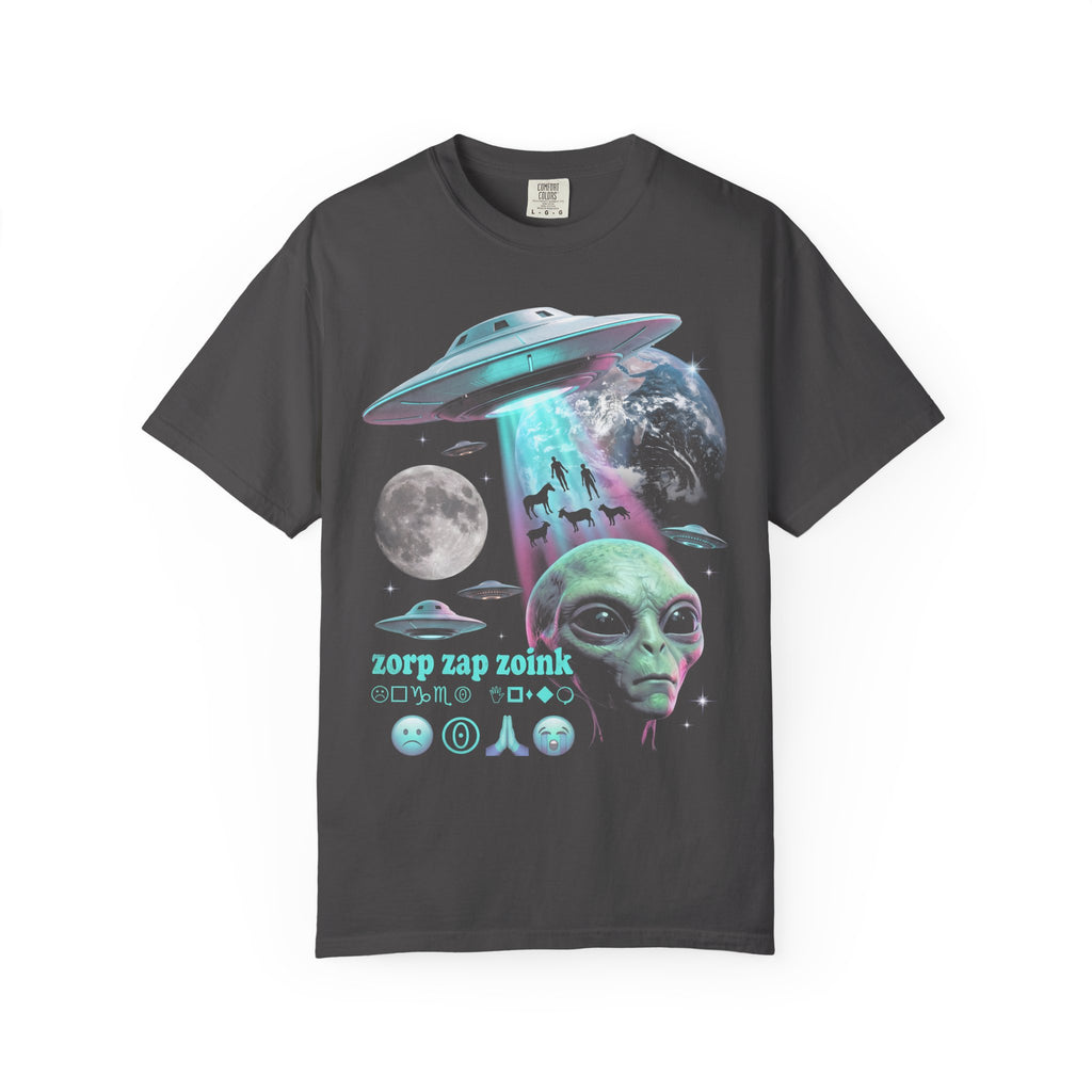 Zorp Zap Zoink Alien Classic Tee | UFO Abduction | Sci-Fi Space