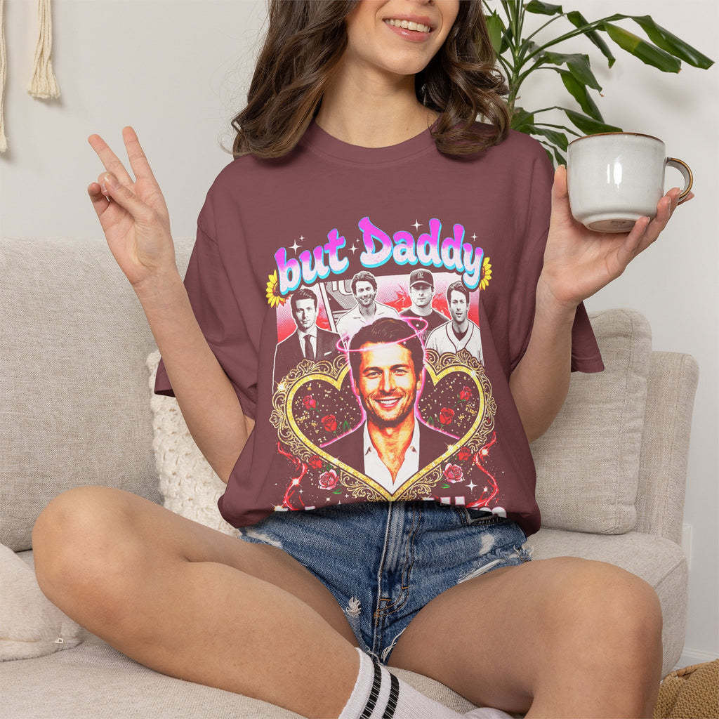 Glen Powell Classic Tee | But Daddy I Love Him | 90s Gift