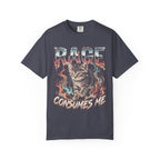 Rage Consumes Me Kitten Classic Tee | Fiery Cat | Retro Meme