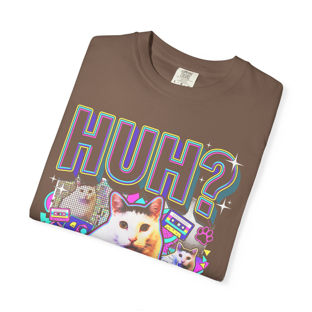 Huhg Meme Cat Collage Classic Tee | 90s Vaporwave | Retro