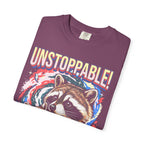 Unstoppable Overthinking Raccoon Classic Tee | 90s Funny Gift