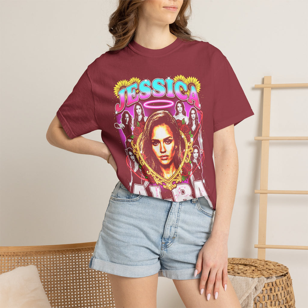 Jessica Alba Classic Tee | 90s Graphic Style | Retro Bootleg