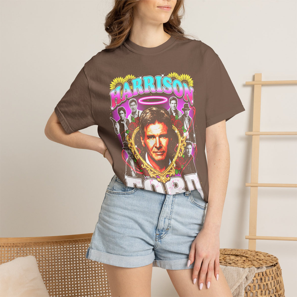 Harrison Ford Classic Tee | 90s Vintage | Movie Gift