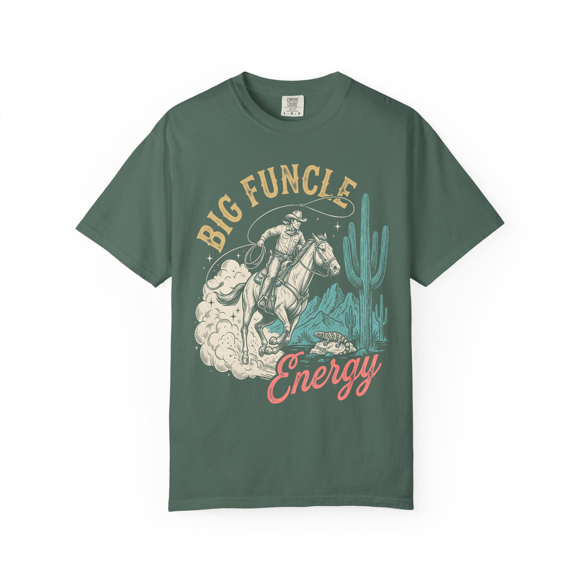 BIG FUNCLE Energy Classic Tee | Vintage Western | Desert Cactus