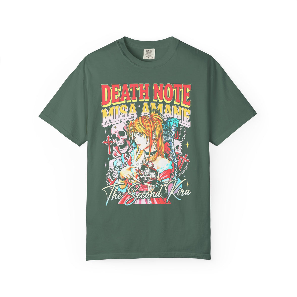 Gothic Girl Shinigami Classic Tee | 90s Vintage Dark Anime