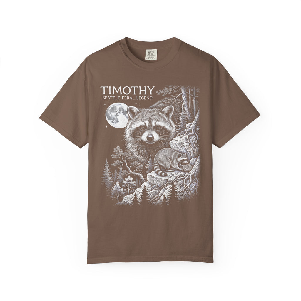 Timothy Seattle Feral Legend Classic Tee | Raccoon Art