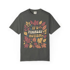 It's Finally Autumn Classic Tee | Fall Leaves | Vintage Floral