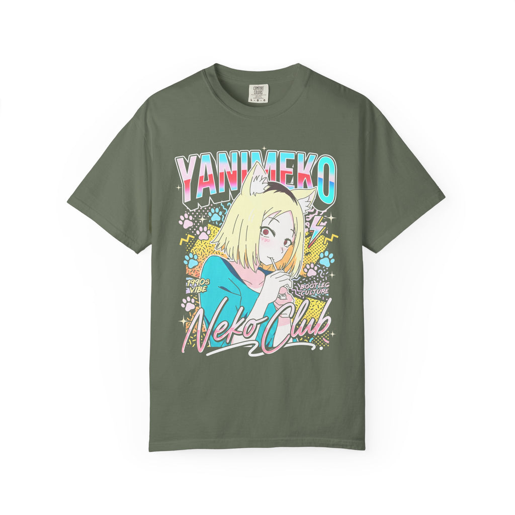 Neko Club Anime Girl Classic Tee | 1990s Vibe | Retro Gift
