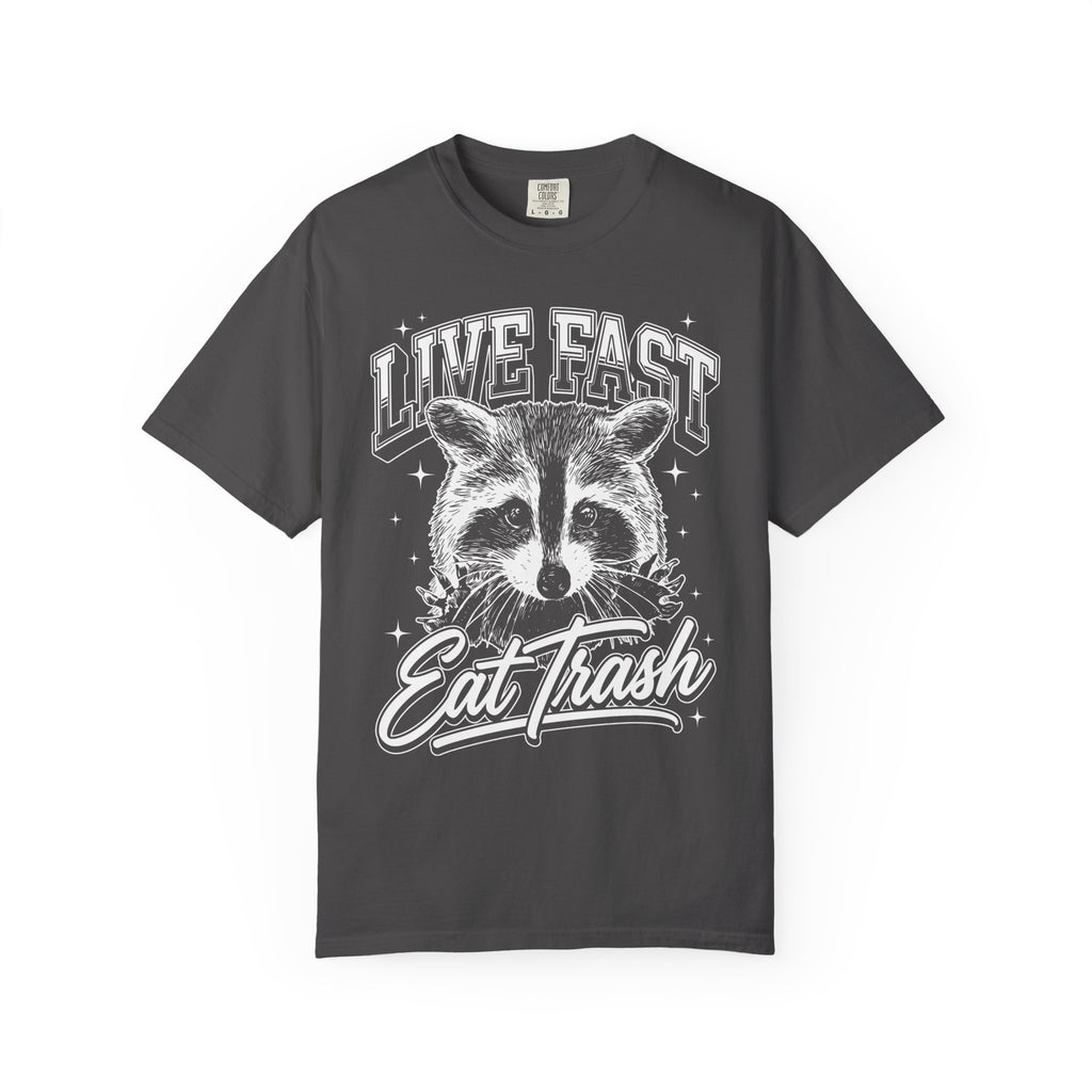 Live Fast Eat Trash Raccoon Classic Tee | Vintage | Funny Gift