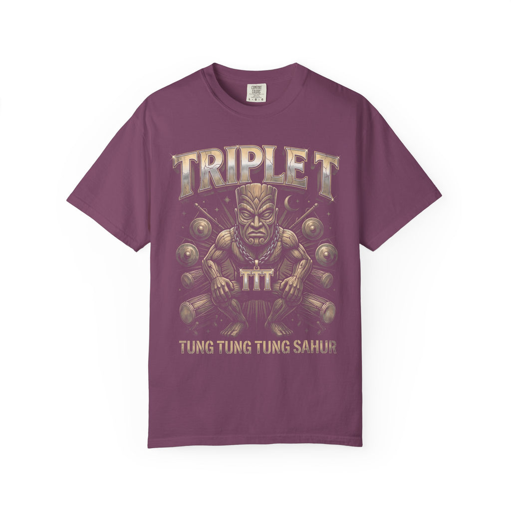 Tung Tung Tung Sahur Classic Tee | Tiki Indonesian Art