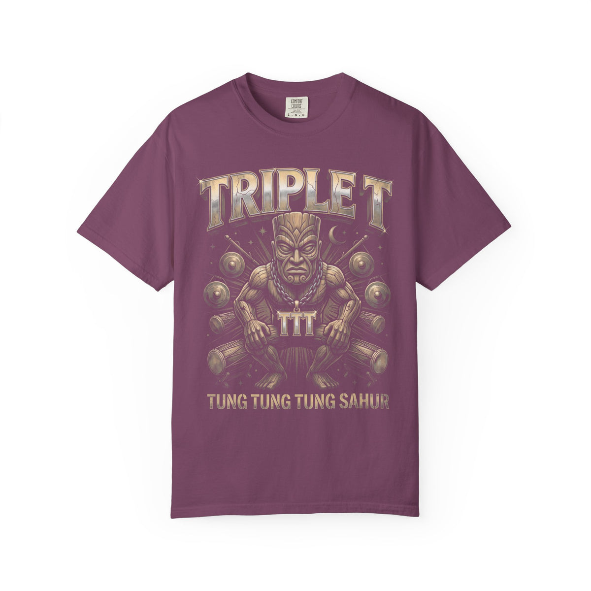 Tung Tung Tung Sahur Classic Tee | Tiki Indonesian Art