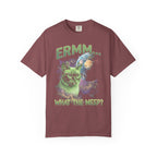 What The Meep Classic Tee | Green Alien Cat | Space Nebula