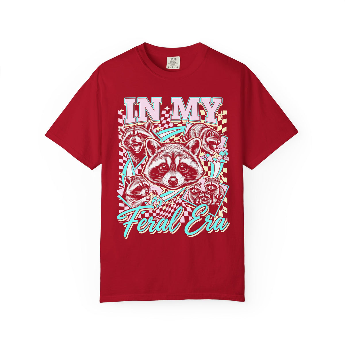 In My Feral Era Raccoon Classic Tee | 90s Vintage | Graphic