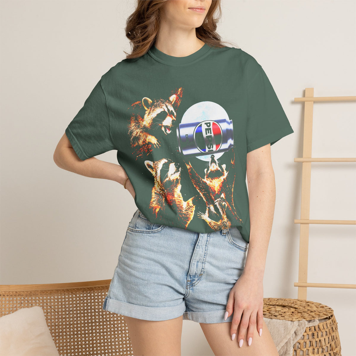Raccoon Diet Pepsi Classic Tee | 90s Vintage | Funny Gift