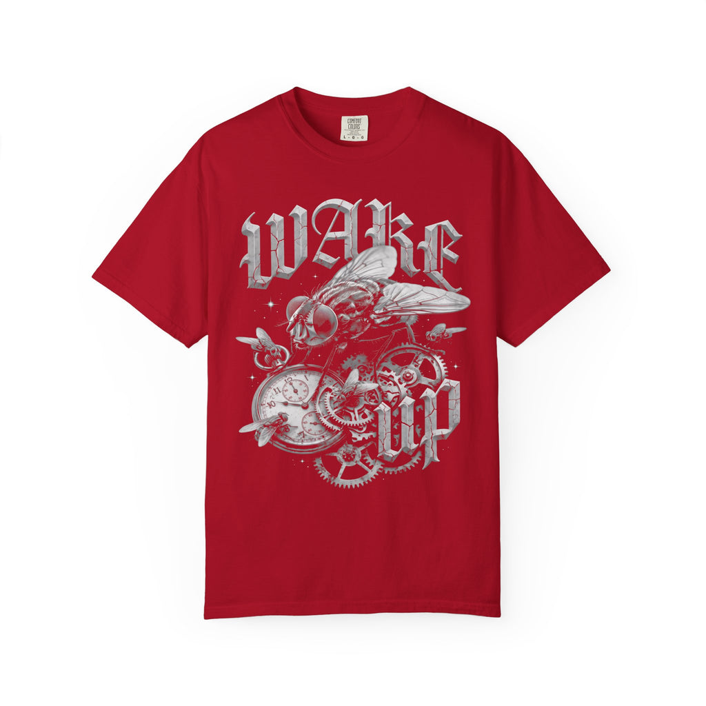 Wake Up Fly Classic Tee | Steampunk Insect | Clockwork Watch