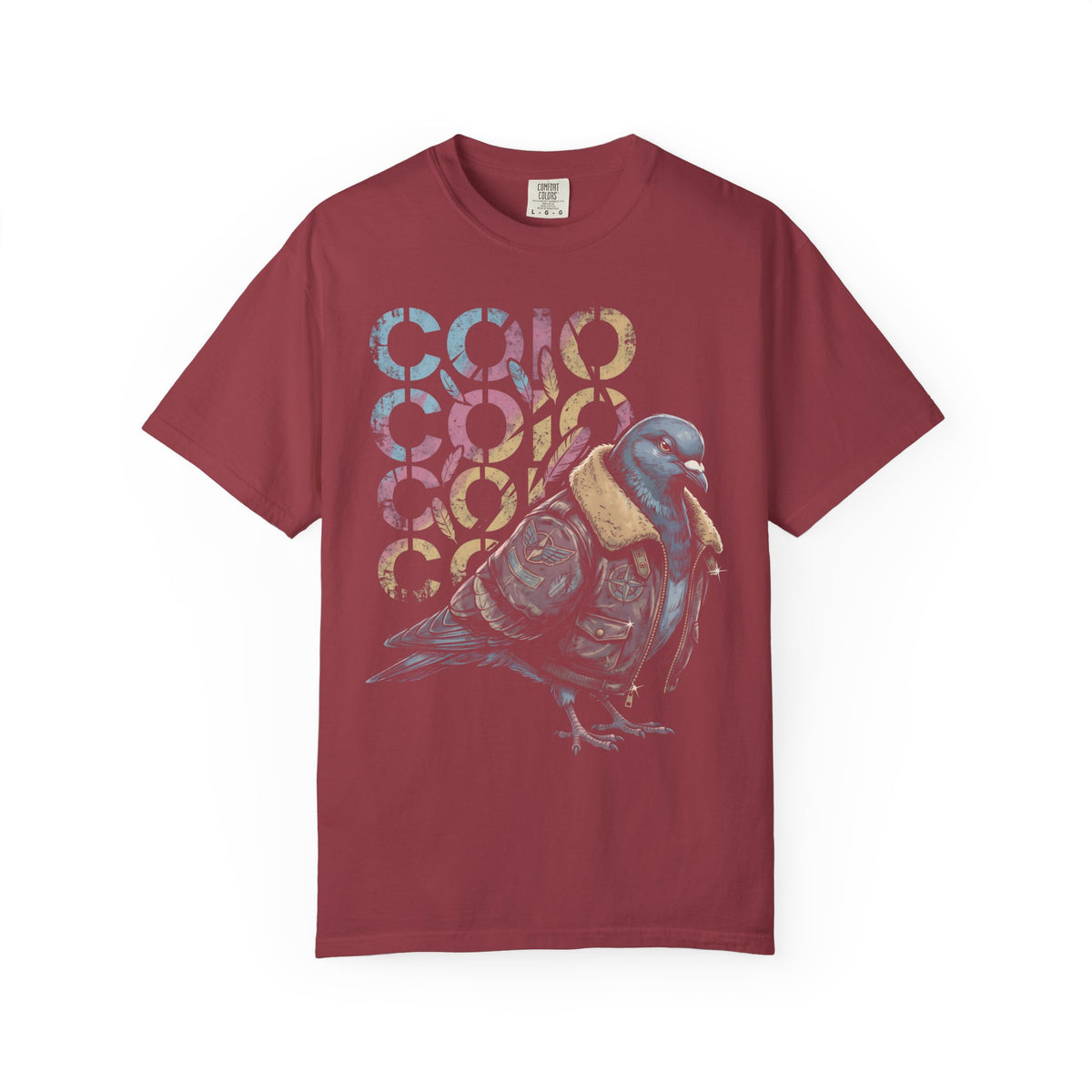 Dapper Pigeon Aviator Classic Tee | Retro Sketch | Feather Art