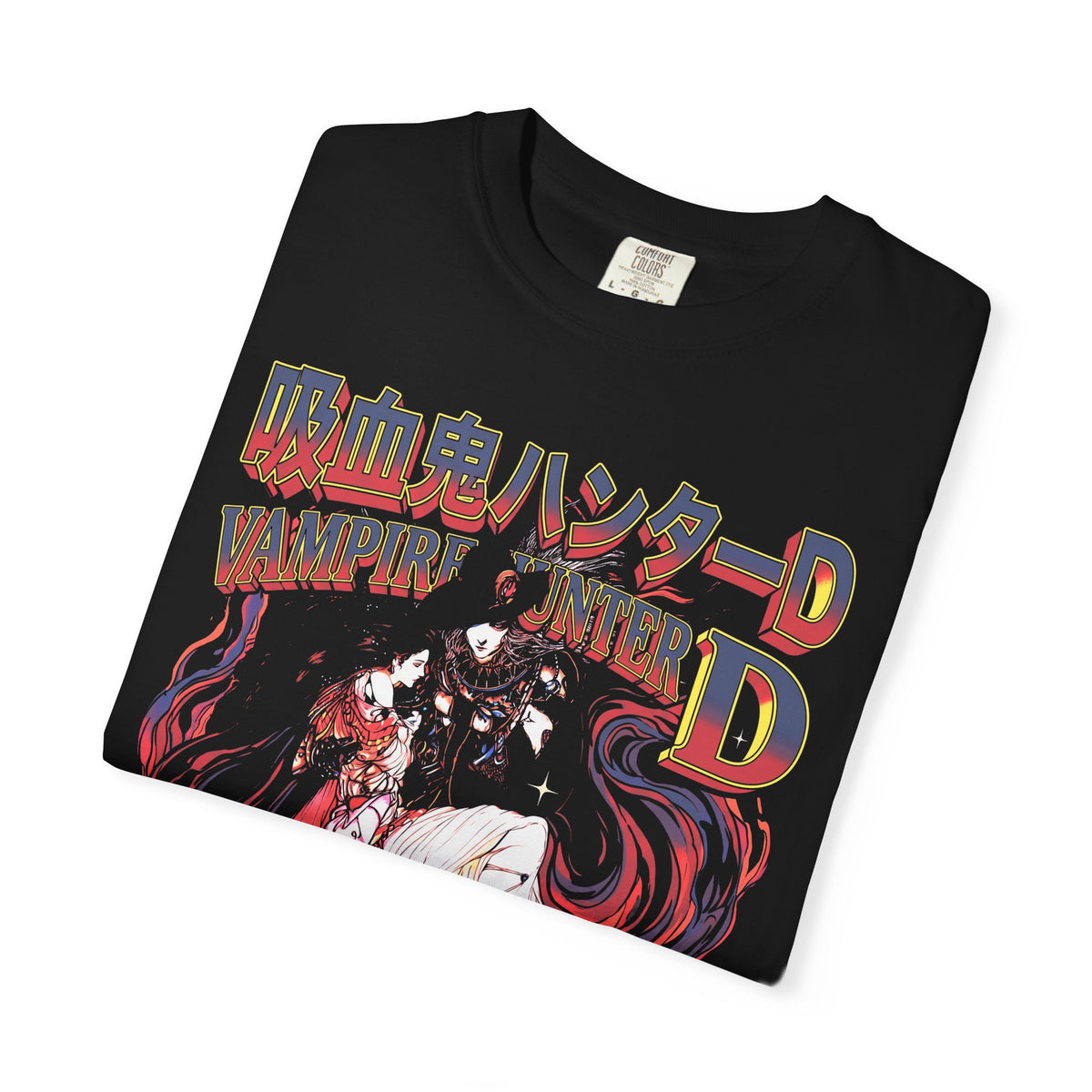 Dark Fantasy Vampire Classic Tee | 90s Retro | Manga Gift