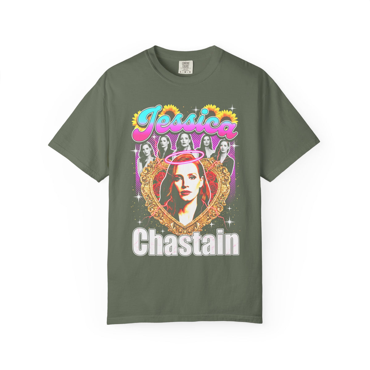 Jessica Chastain Classic Tee | 90s Graphic | Bootleg Style