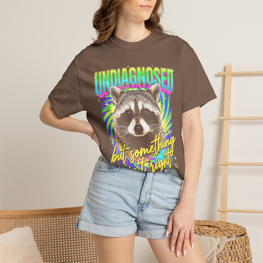 Undiagnosed Something Aint Right Classic Tee | Funny Raccoon