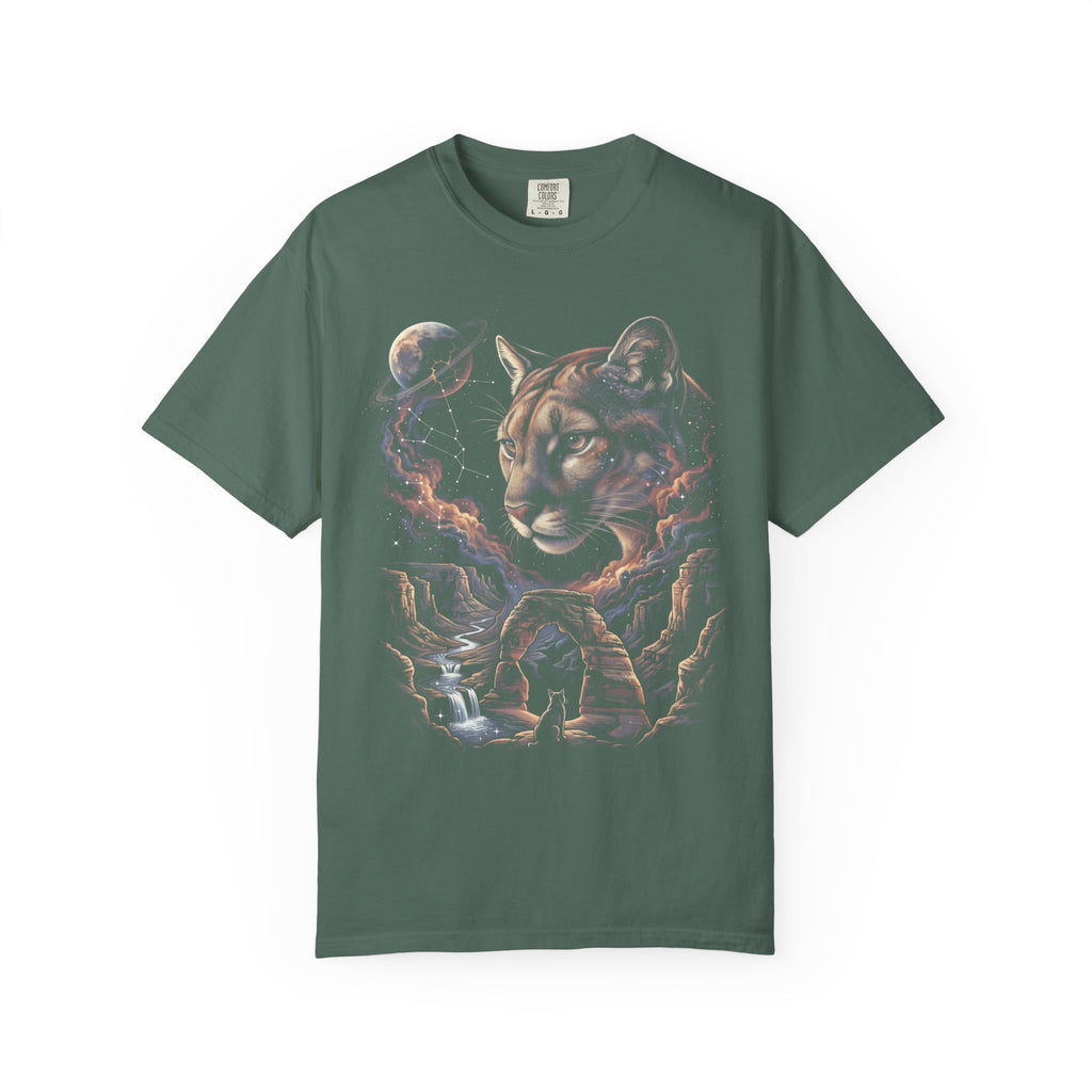 Celestial Cougar Classic Tee | Wilderness Space | Nature Stars