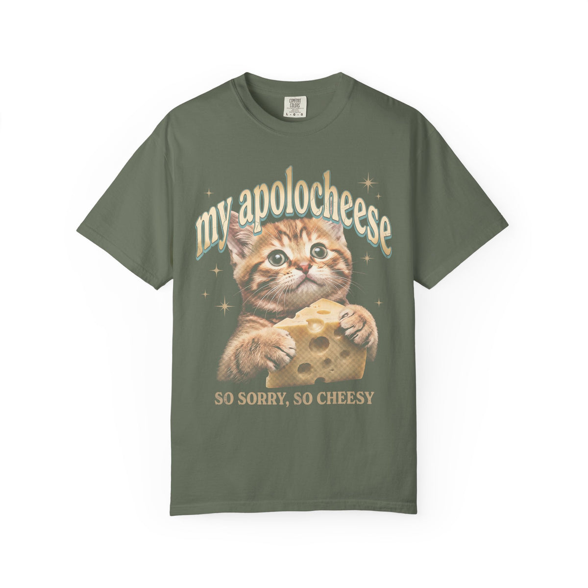 My Apolocheese Cat Classic Tee | Cute Swiss Cheese | Retro Pun