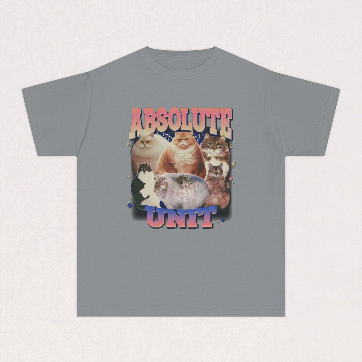 Absolute Unit Vintage Cat Kids Tee
