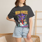 Retro Mecha Pilot Classic Tee | Neon Robot | Sci-Fi Anime Gift