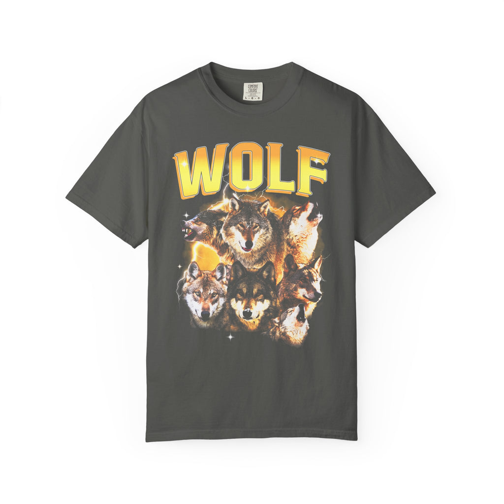 Wolf Lightning Classic Tee | Vintage 90s | Animal Lover Gift