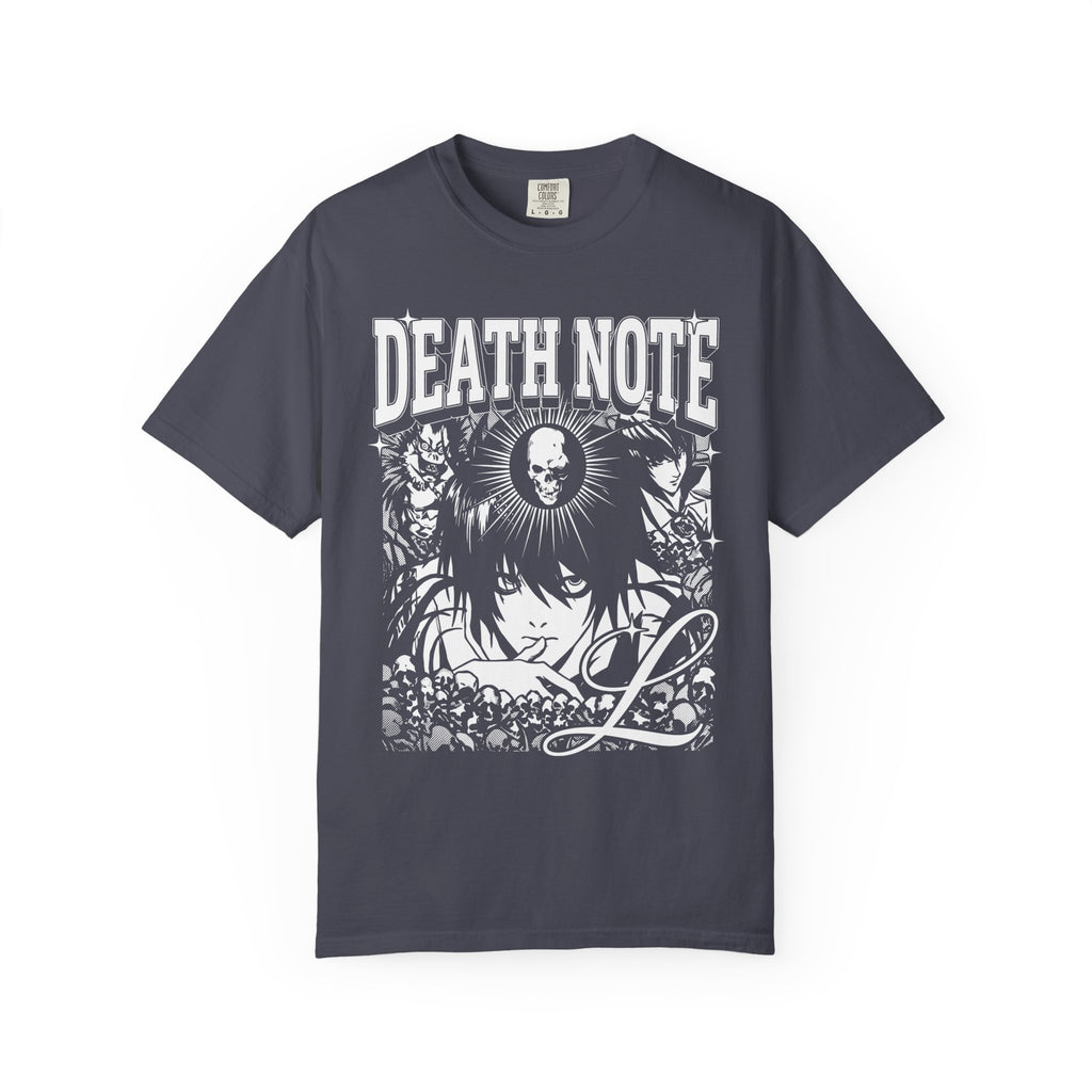 Gothic Skull Manga Detective Classic Tee | Dark Anime Gift