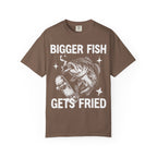 Bigger Fish Gets Fried Classic Tee | Funny Skater | Fish Meme