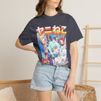 Neko Alley Squad Classic Tee | Anime Cat Girl | Retro Graphic