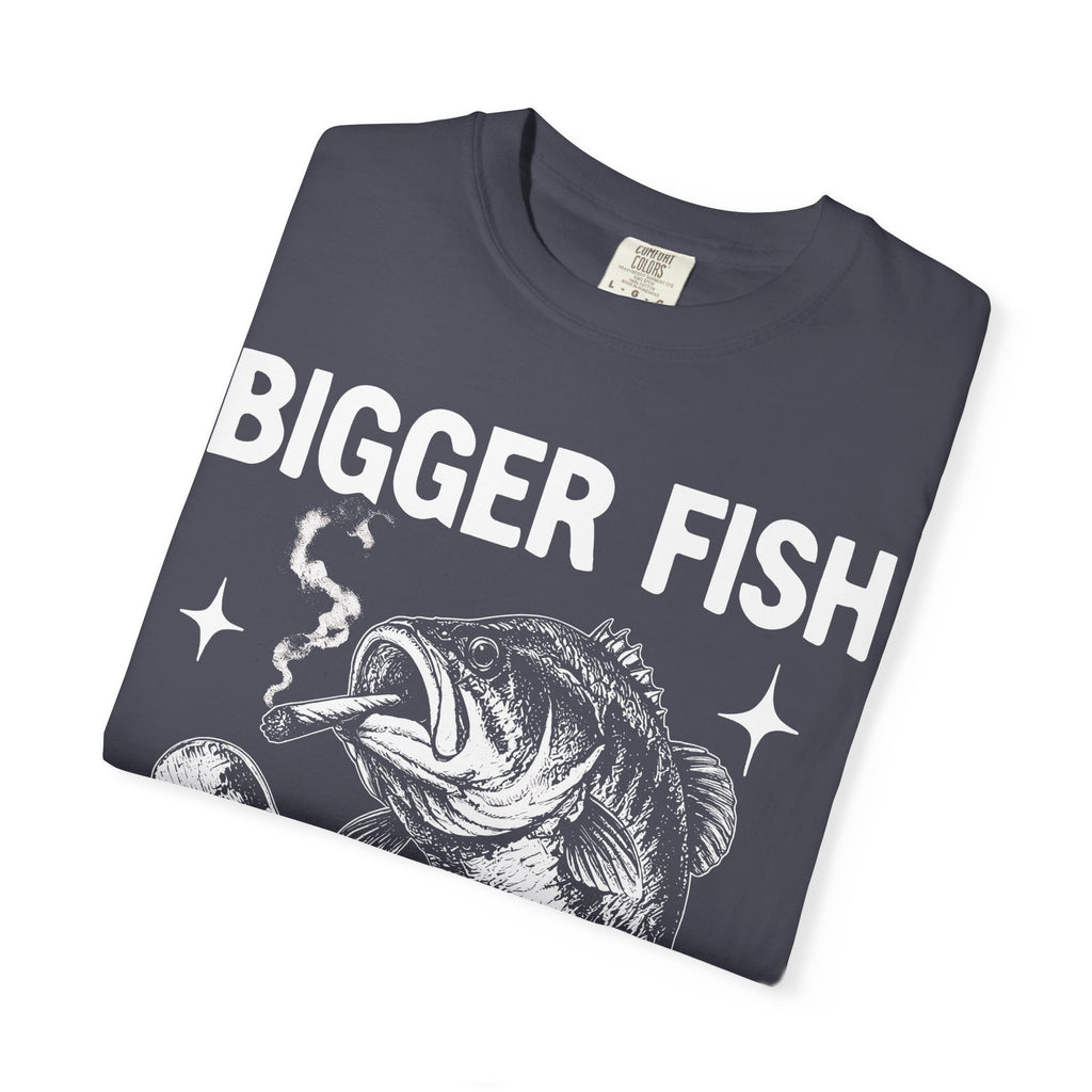 Bigger Fish Gets Fried Classic Tee | Funny Skater | Fish Meme