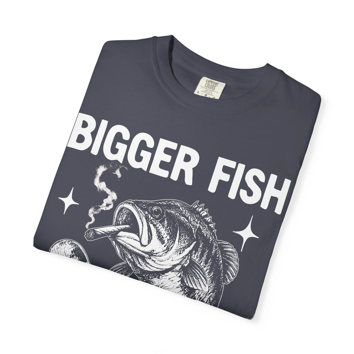 Bigger Fish Gets Fried Classic Tee | Funny Skater | Fish Meme