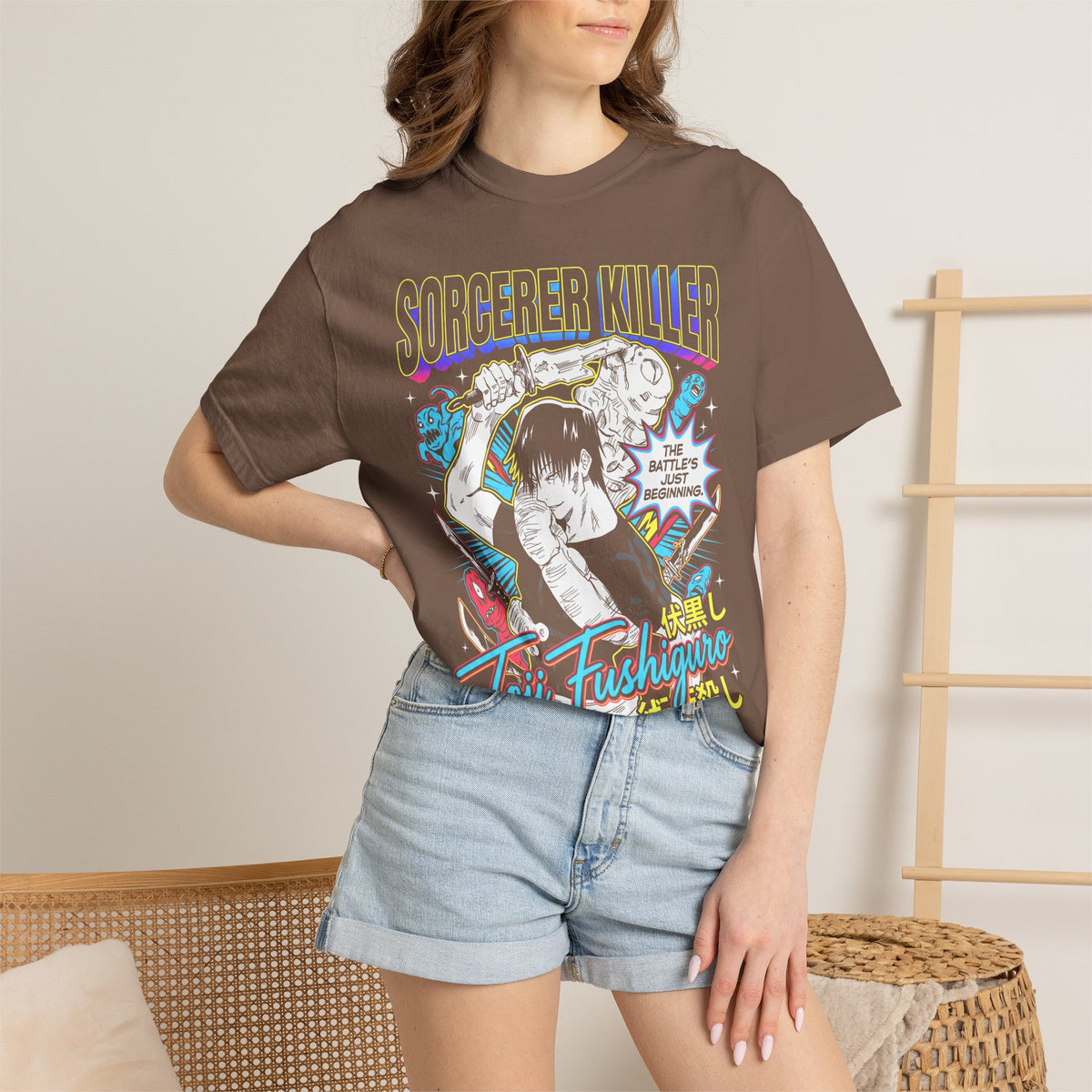Sorcerer Killer Classic Tee | Magic Hunter | Retro Anime Gift