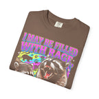 I May Be Filled With Rage Classic Tee | Raccoon Meme Gift